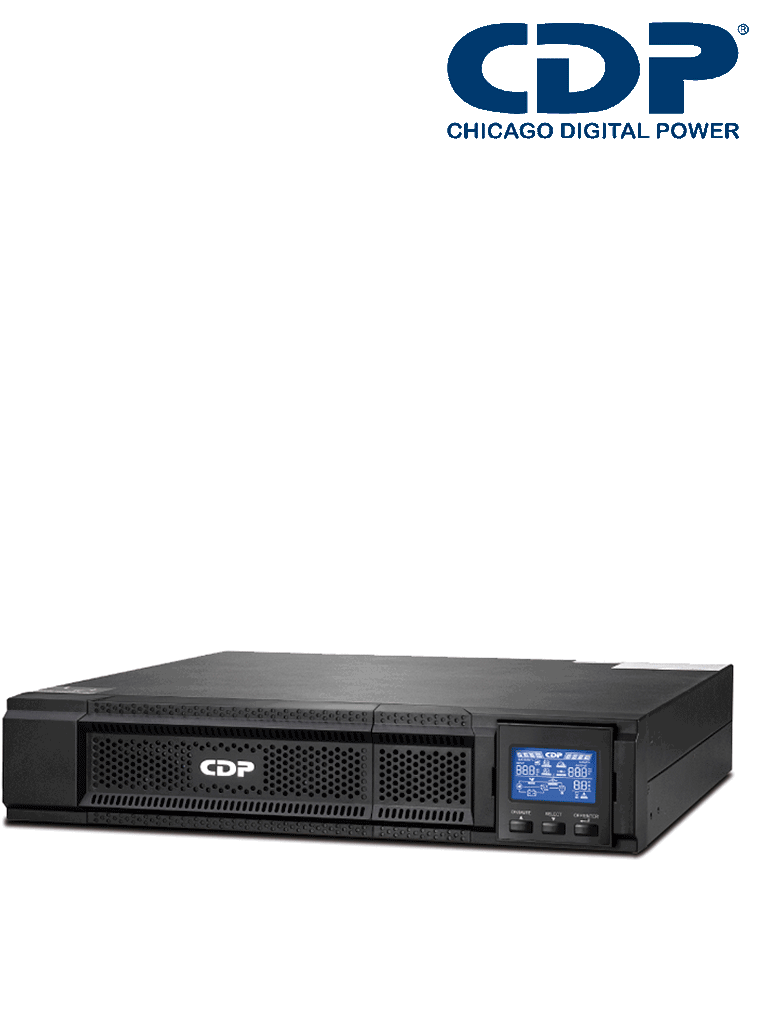 CDP UPO11-2RT – UPS 2000VA 1800W Rackeable 8 Terminales de salida Puer