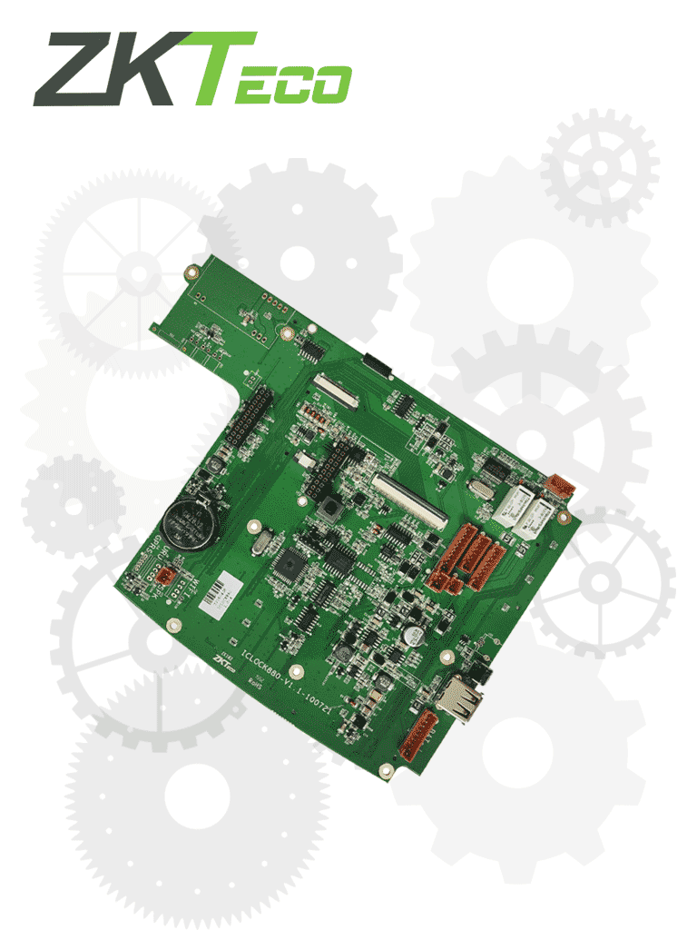 ZK -TARJETA PRINCIPAL PARA MODELO ICLOCK880 CLAVE 74078. ZKT061077 – 8
