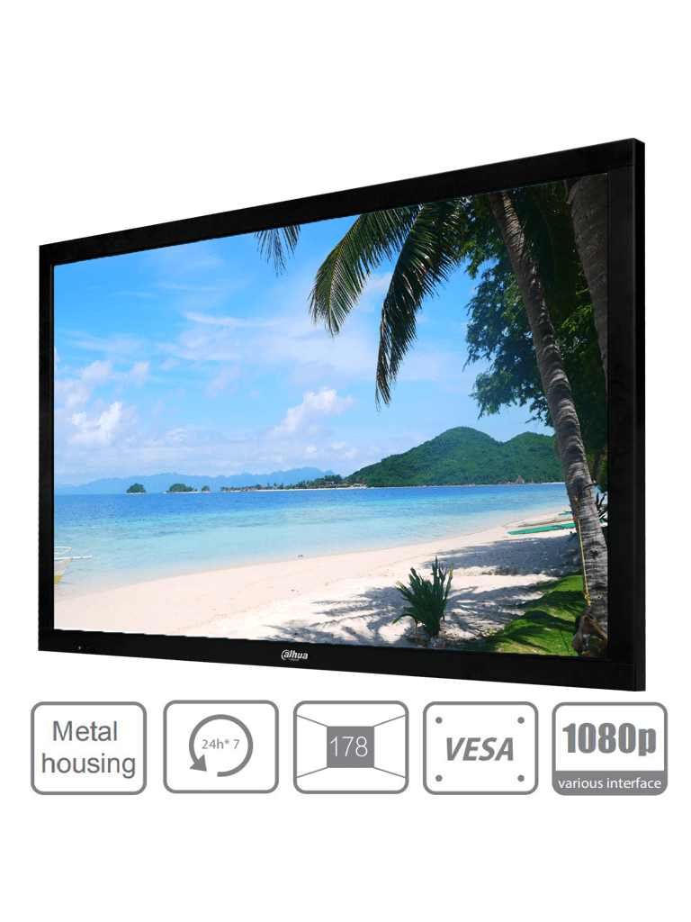 DAHUA DHL49 – Pantalla de 49 pulgadas profesional para CCTV F HD Panel