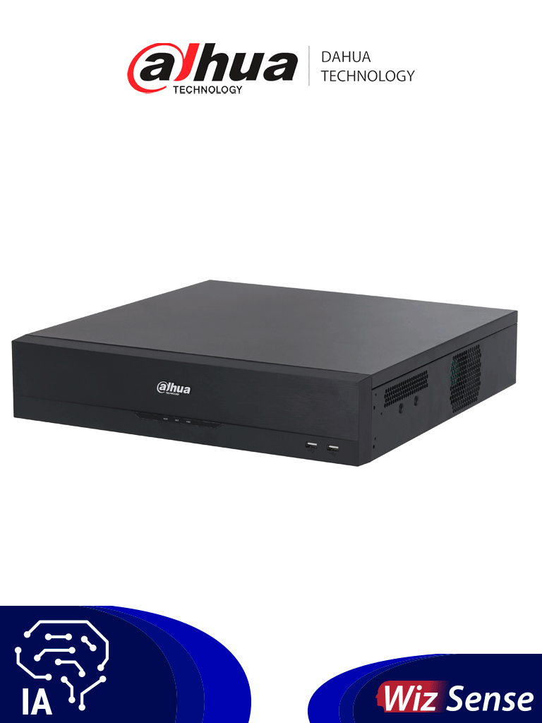 DAHUA DH-XVR5816S-4KL-I3 – DVR de 16 Canales 4k WizSense H.265+ IA 8 B