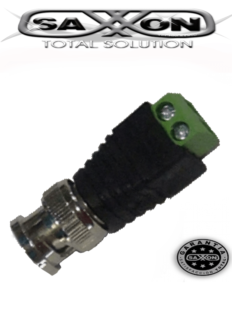SAXXON PSUBR14 – Bolsa de 10 conectores BNC macho con terminales tipo