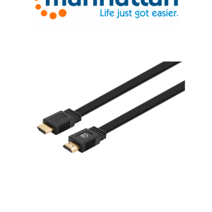 MANHATTAN 355629 – Cable HDMI plano de Alta Velocidad con Ethernet 4K MANHATTAN 355629 – Cable HDMI plano de Alta Velocidad con Ethernet 4K