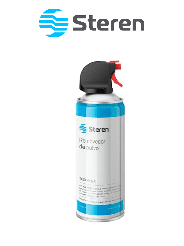 STEREN TURBOAIR – Bote de aire comprimido de 200g, ideal para mantenim