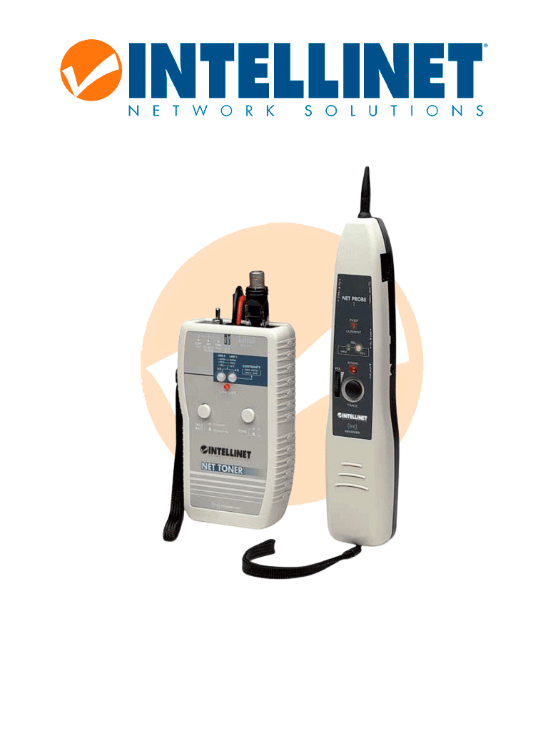 INTELLINET 515566 Generador de tonos con probador de cables. ITL160000