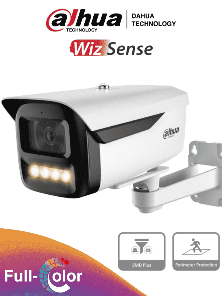 DAHUA IPC-HFW2249M-AS-LED-B- Cámara IP Bullet 2 Megapíxeles WizSense F