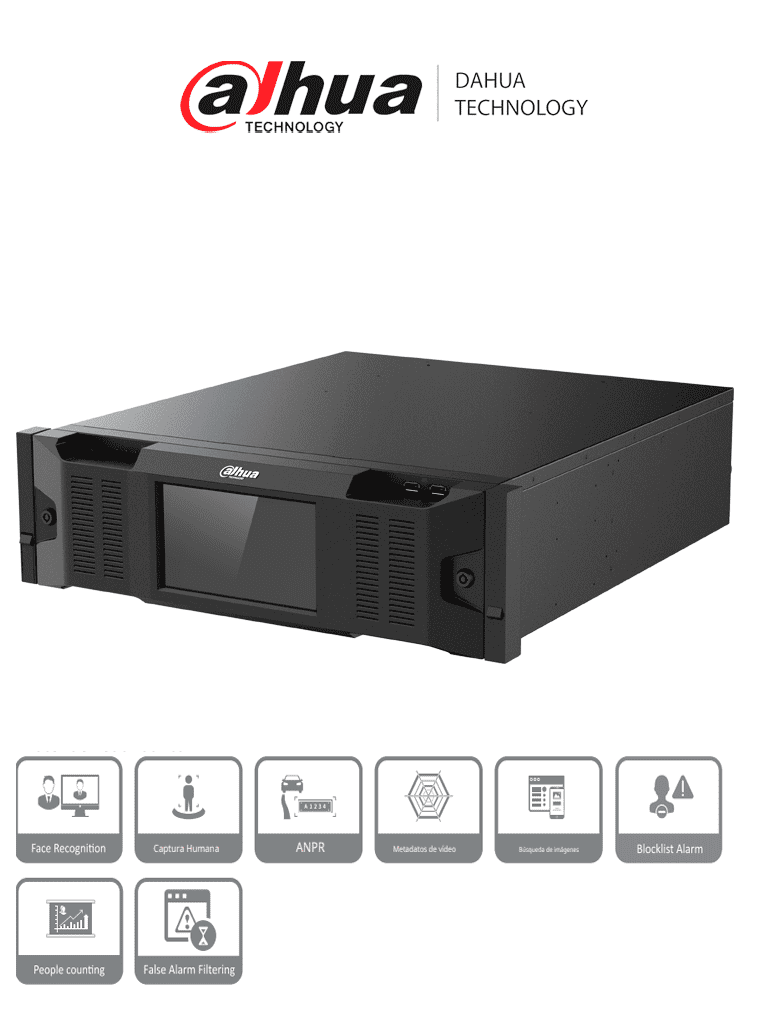 DAHUA DHI-IVSS7016DR-8M Servidor de videovigilancia inteligente WizMin