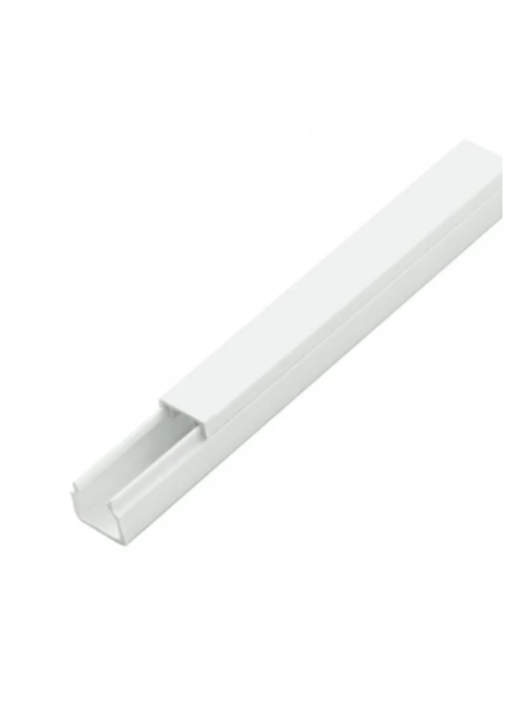SBE TECH SBE-1112 – Canaleta plástica PVC Una vía Alto 1.1 cm, Ancho 1
