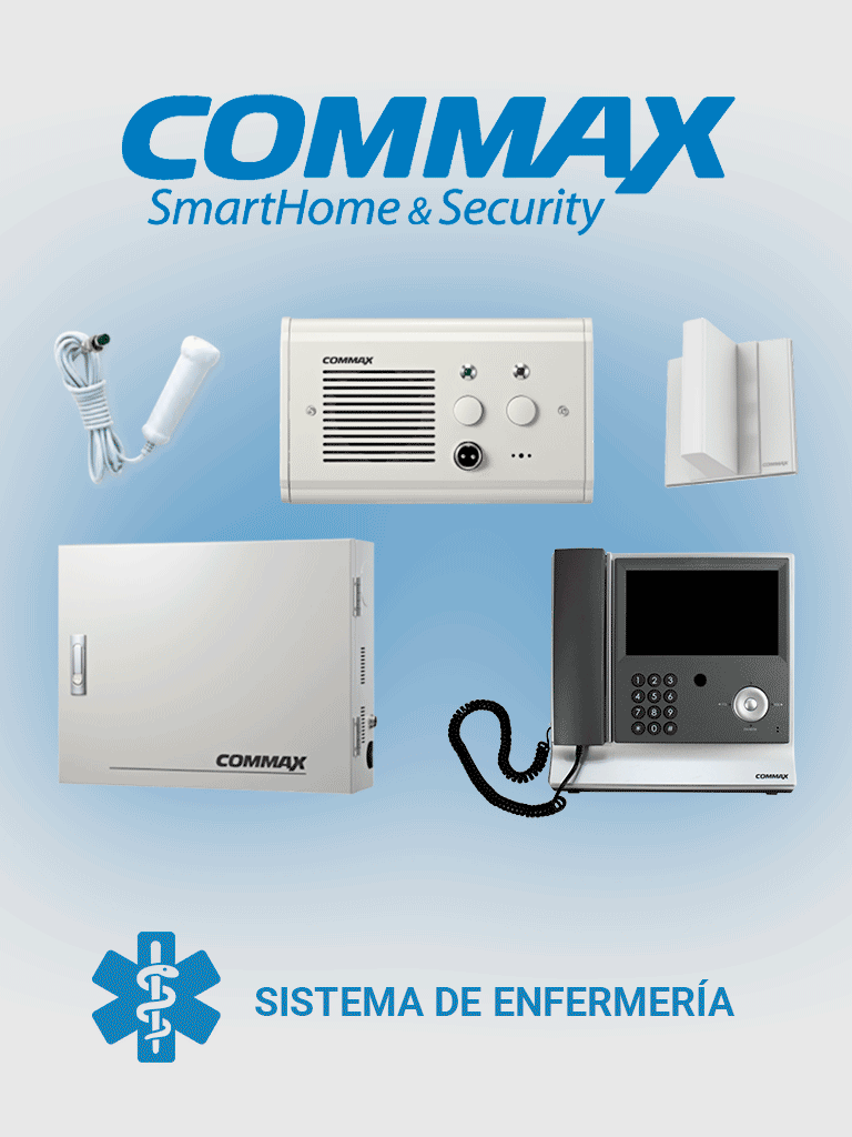COMMAX ENFERMERIAPACK10 – Paquete de solución de enfermería para 10 ha