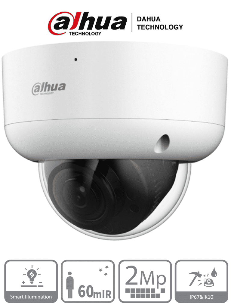 DAHUA DH-HAC-HDBW1200RAN-Z – Camara Domo Antivandalica de 2 Megapixele