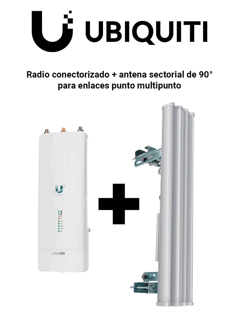 KIT – LTU-ROCKET + LTU-PRO para enlaces Punto a multi Punto Ideal para