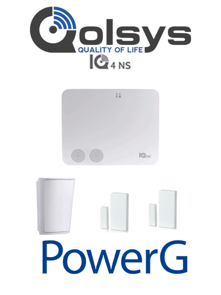 QOLSYS IQNS PACK – Paquete que contiene Sistema de Alarma IQ NS autoco