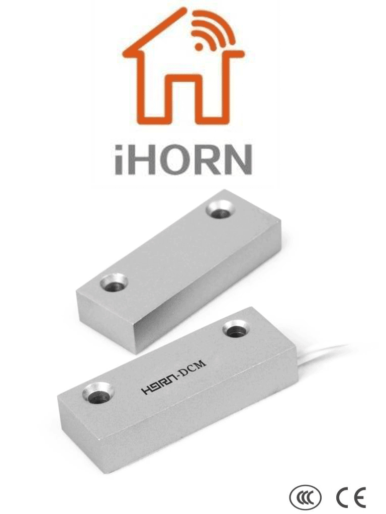 HORN HO03F – Contacto Magnético Alámbrico de Metal. Compatible Con DSC