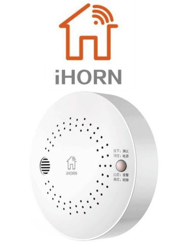 IHORN LH89F – Sensor de gas inalambrico 433 Mhz Compatible con panel N