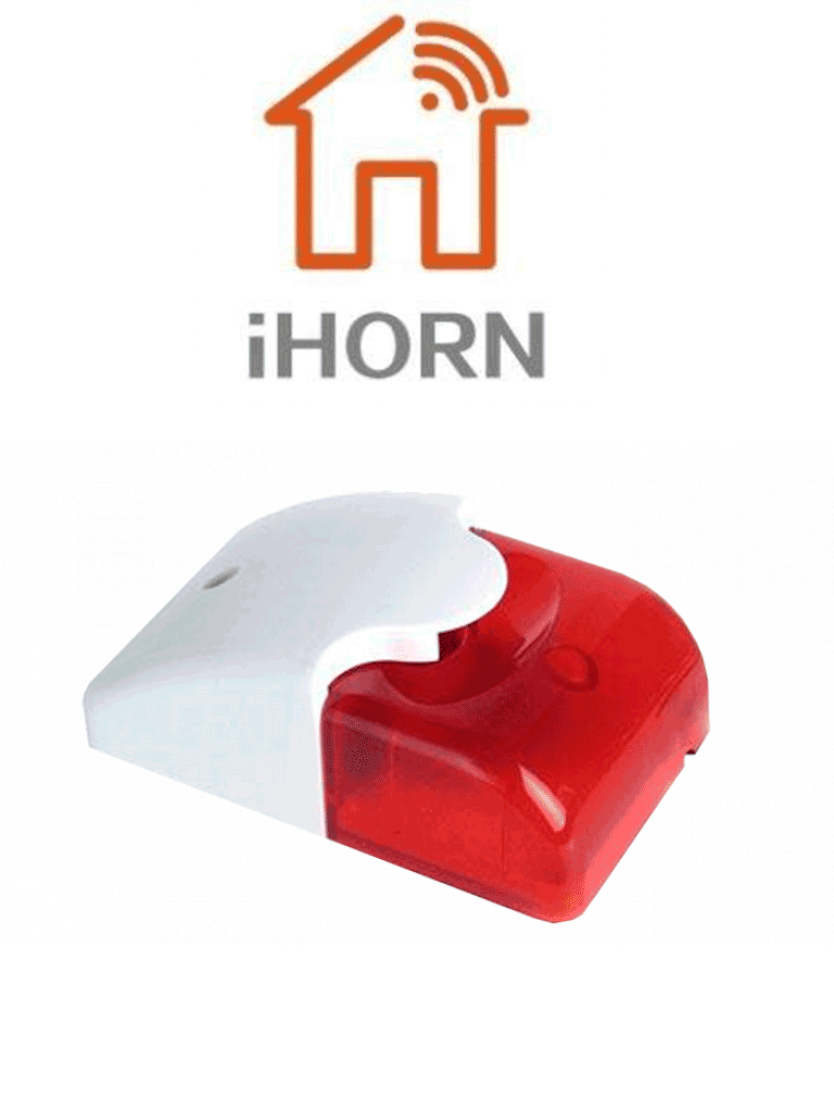 IHORN HC103F433M – Sirena inalambrica para interior Compatible con pan IHORN HC103F433M – Sirena inalambrica para interior Compatible con pan