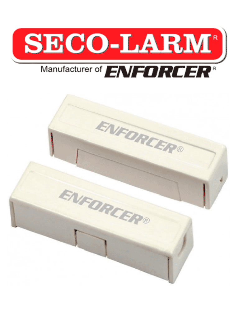 Seco-Larm SM433TQW – Contacto magnetico BLANCO de sobreponer 1-1 4″ (3