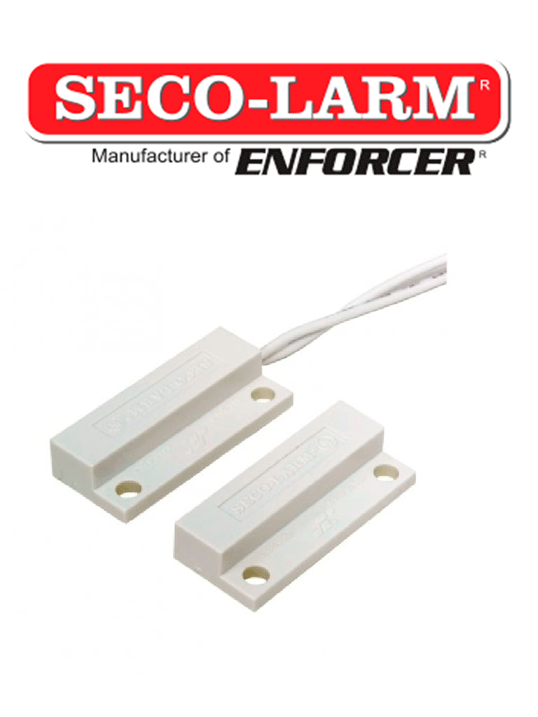 Seco-Larm SM205QW – Contacto Mini con montaje de tornillo o adhesivo.