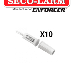Seco-Larm 10PKW -Paquete de 10 Contacto magneticos BLANCO Gap 3 4 de E Seco-Larm 10PKW -Paquete de 10 Contacto magneticos BLANCO Gap 3 4 de E