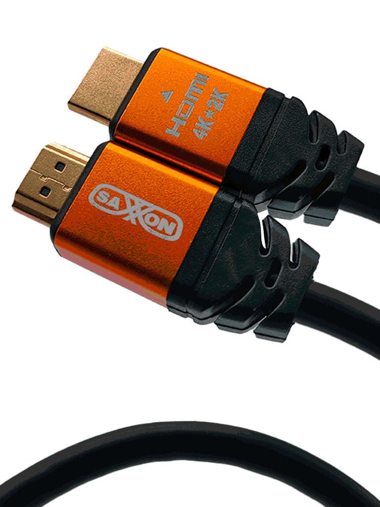 SAXXON SX10HDC – Cable HDMI de 1 metro de alta velocidad Versión 2.0 R