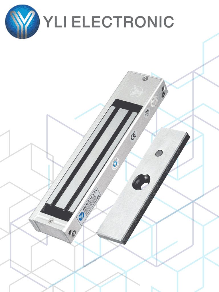 YLI YM180NLED Cerradura Magnética con indicador led para Control de Ac