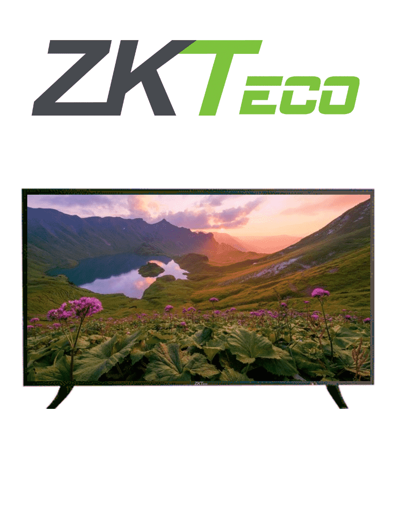 ZKTECO ZD50-4K-Monitor LED UHD de 50 Pulgadas Resolución 3840 x 2160 Á