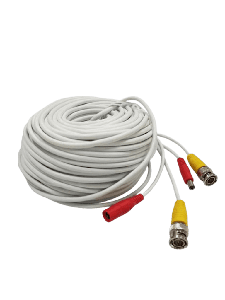 TCE LMG-BNC20W – Cable Armado para Video y Energía 20m, BNC Macho y Al