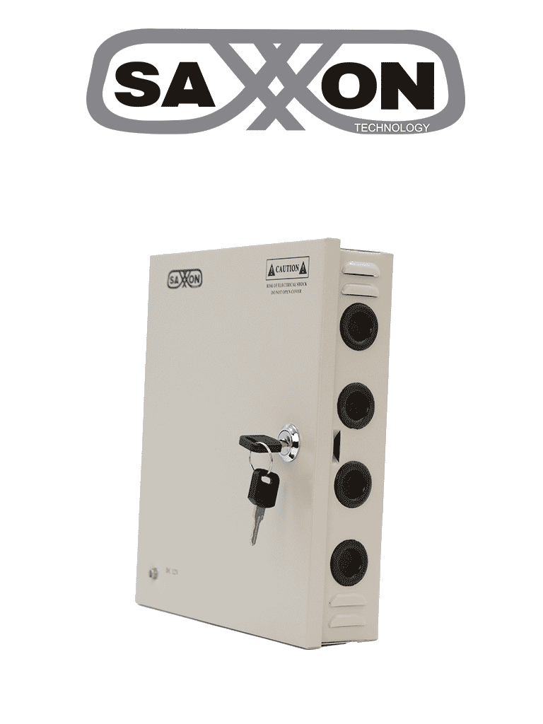 SAXXON SX10A9CH – Fuente de Poder Profesional 12 VCD 10 Amperes 9 Cana