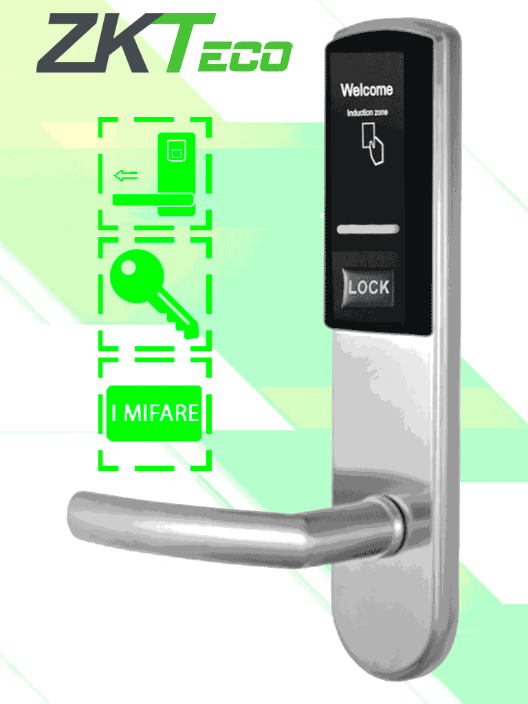 ZKTECO LH3000L – Cerradura Izquierda para Hotel con Tecnología Mifare ZKTECO LH3000L – Cerradura Izquierda para Hotel con Tecnología Mifare