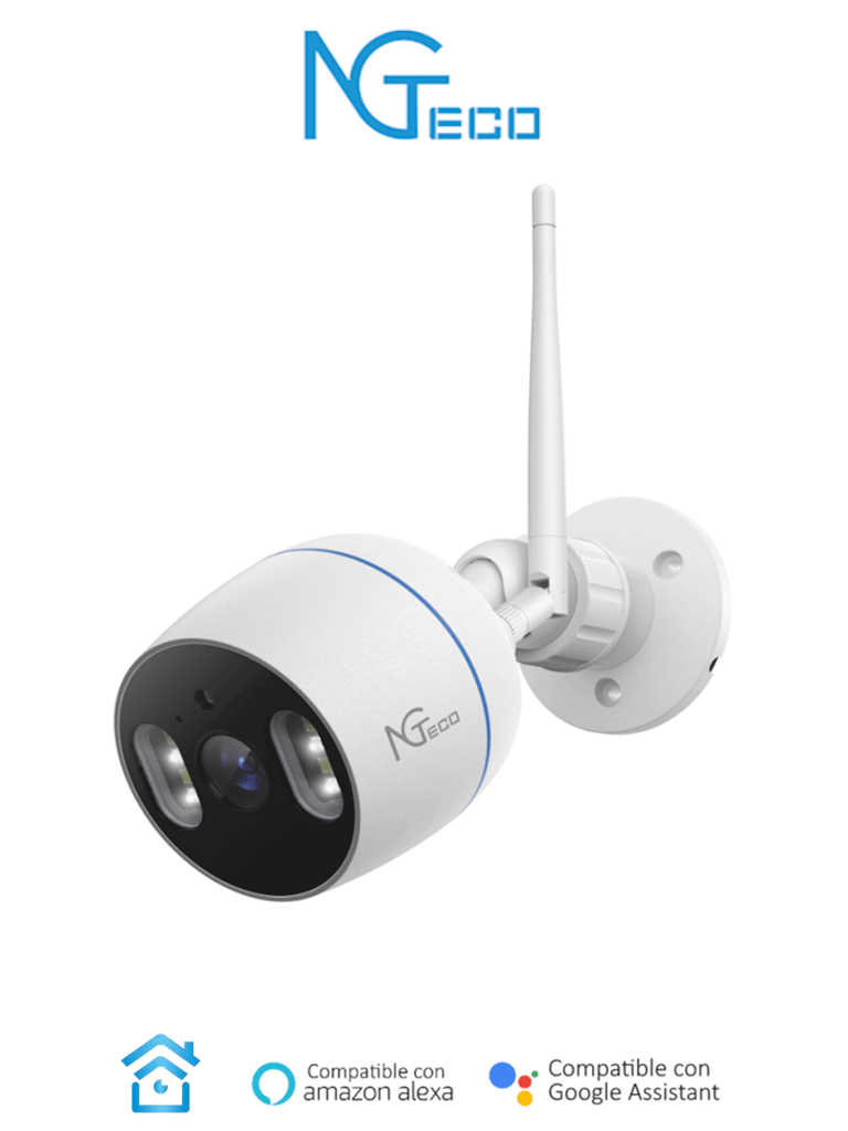 NGTECO NGC501 – Cámara Bullet WiFi 1080P Lente 3.6mm Visión Nocturna A