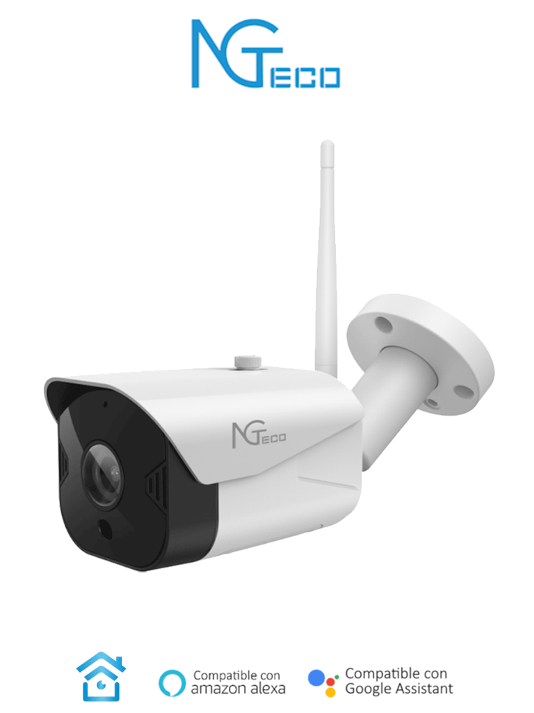 NGTECO NGC401 – Cámara Bullet WiFi 1080P Distancia IR 15 metros Almace