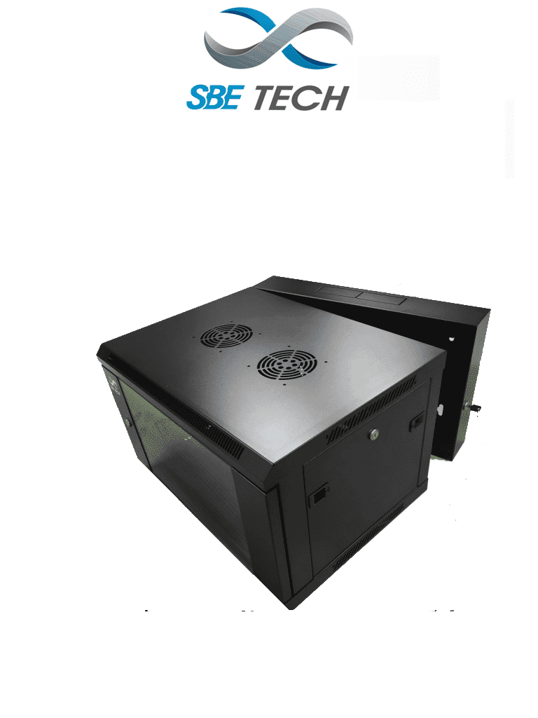 SBETECH SBE-GNLPAR22URP3C -Gabinete de pared de 22UR Ancho 60mm Profun