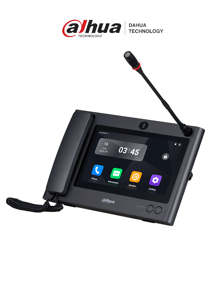Dahua VTS8A40B-CG Estación Maestra Pantalla 10″ Llamadas Bidireccional