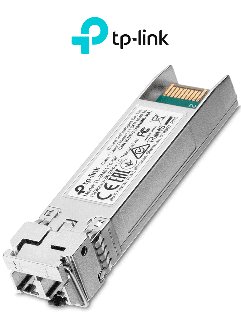 TP-LINK – TL-SM5110-SR Transceptor mini-GBIC SFP LC 10GBase-SR SFP+ Mu TP-LINK – TL-SM5110-SR Transceptor mini-GBIC SFP LC 10GBase-SR SFP+ Mu
