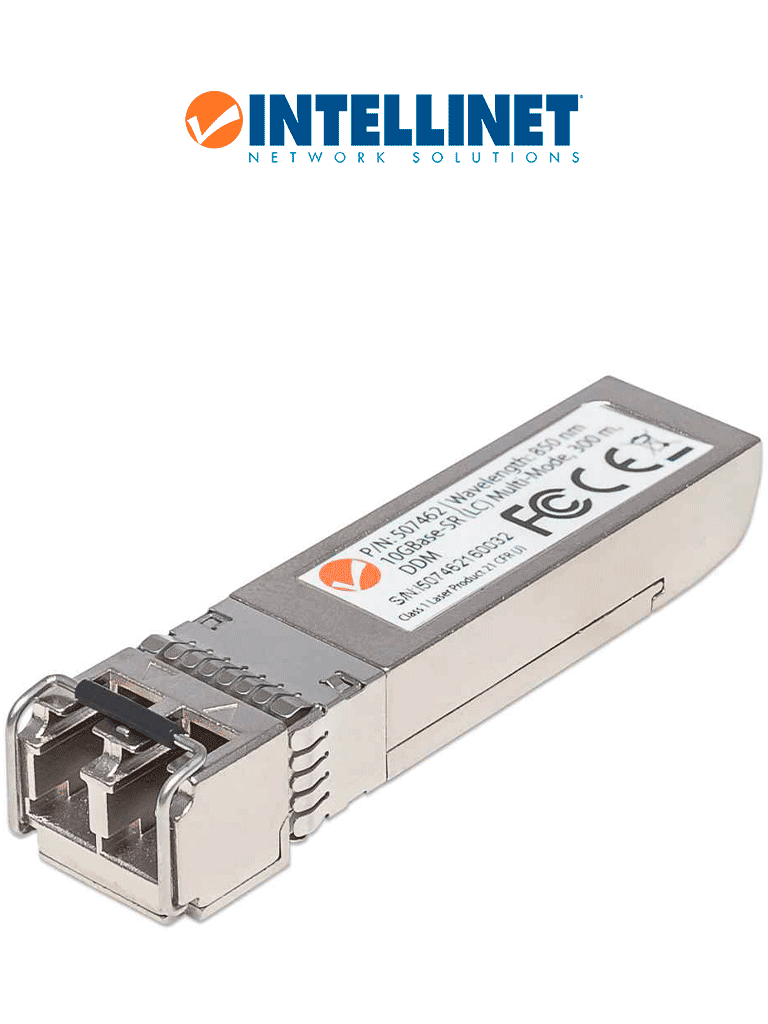 INTELLINET 507462 – Módulo transceptor SFP+ 10 Gigabit de fibra óptica