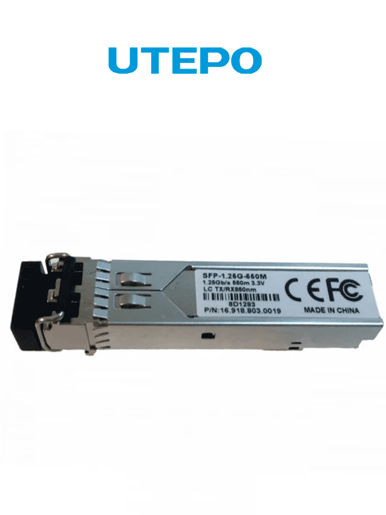 UTEPO SFP125G550M – Transceptor de fibra óptica SFP multimodo, con con