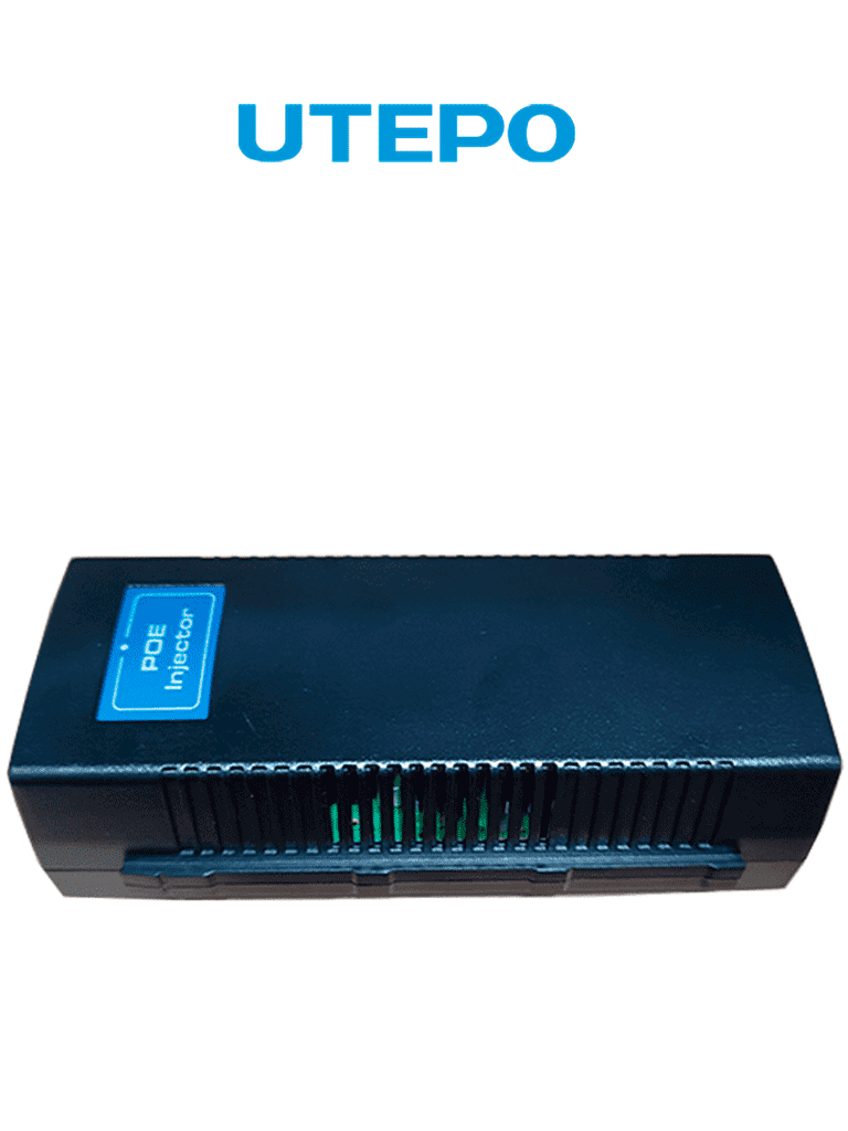 UTEPO UTP701GEPSEAF – Inyector PoE, 1 Puerto Gigabit, Estándar 802.3af