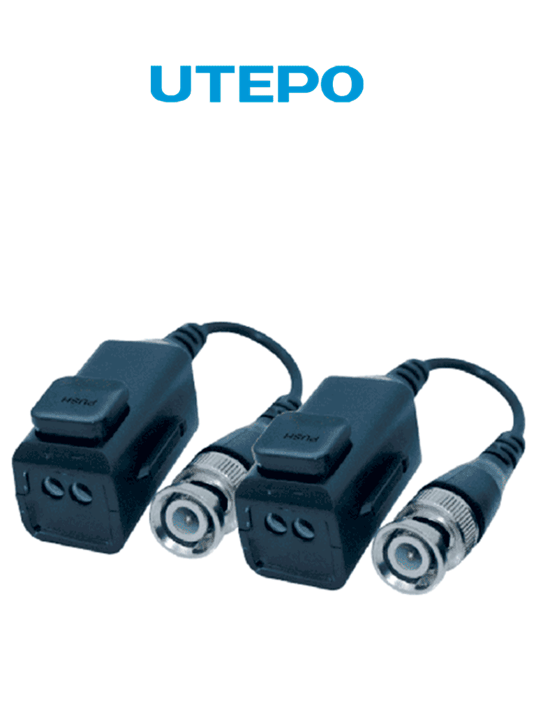 UTEPO UTP101PHD6 – Par de Transceptores Pasivos 4K (Video Baluns), Bot