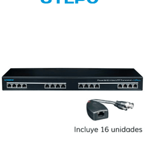 UTEPO UTP116PVHD2 – Transmisor y receptor de 16 canales de video y ene UTEPO UTP116PVHD2 – Transmisor y receptor de 16 canales de video y ene