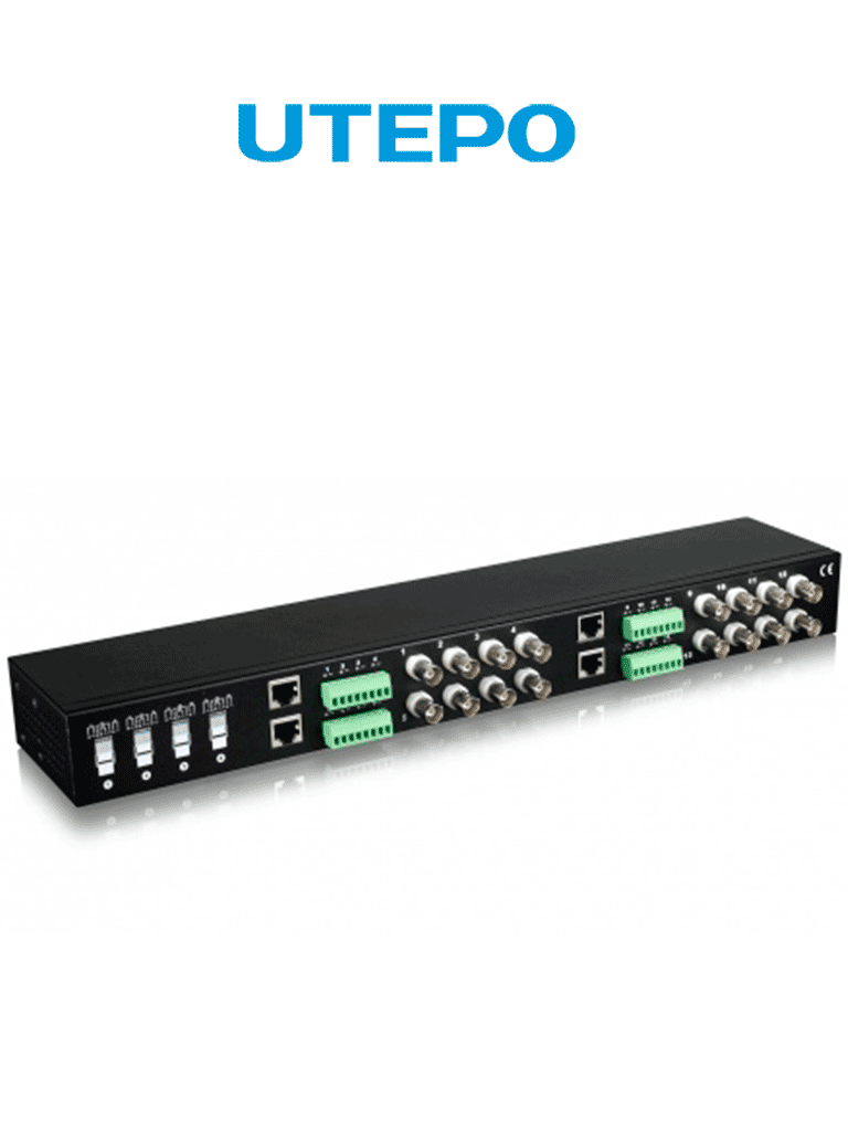 UTEPO UTP116PHD – Transceptor pasivo de 16 canales, soporta resolución UTEPO UTP116PHD – Transceptor pasivo de 16 canales, soporta resolución