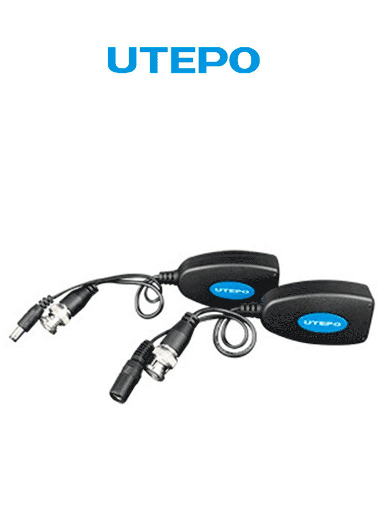UTEPO UTP101PVHD12 – Par de transceptores 4K para video y energía, con