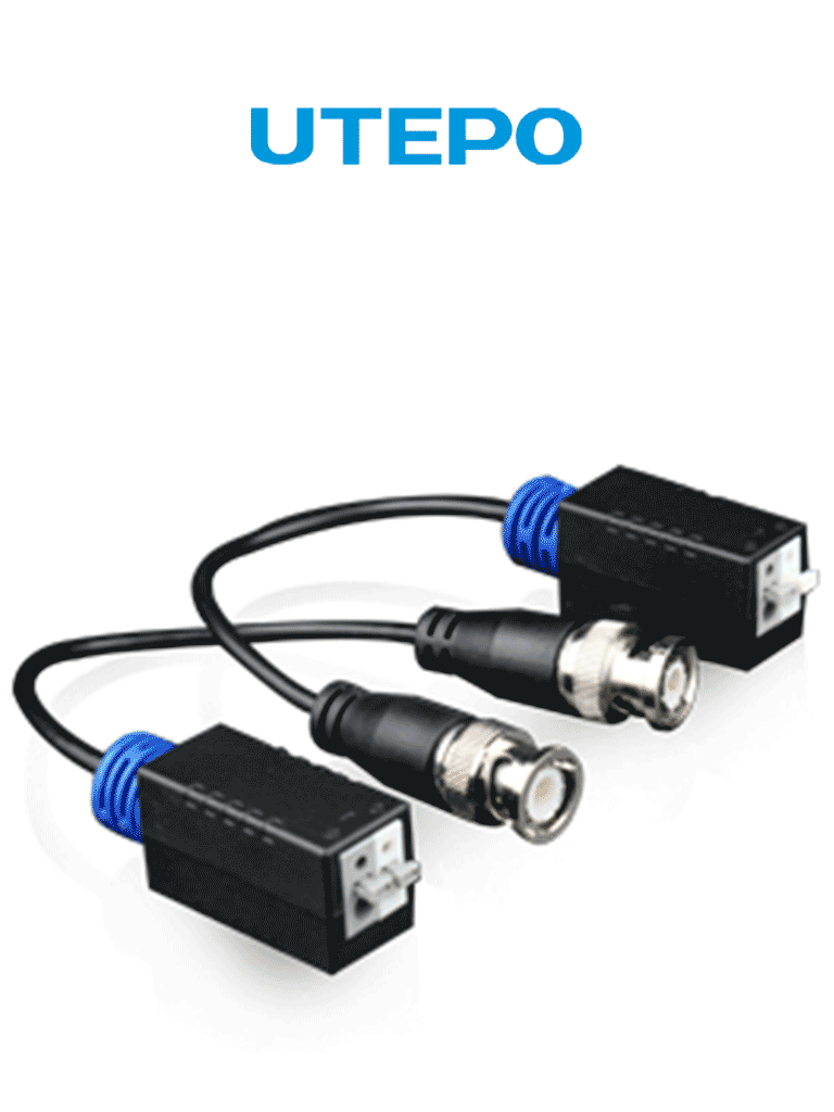 UTEPO UTP101PHD – Par de transceptores pasivos 4k (Video Baluns) con a