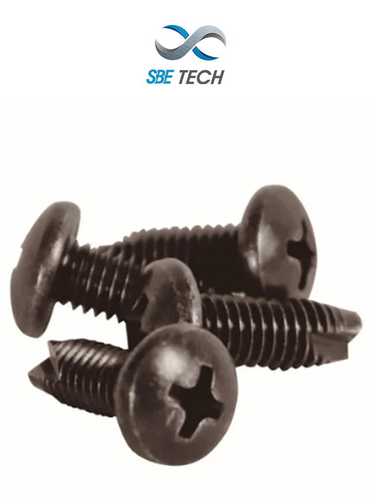 SBETECH SBEJTACERO – Juego de 50 tornillos 10 32 para rack de acero, e