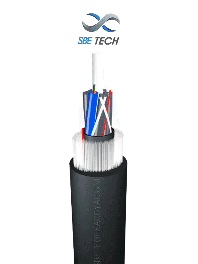 SBETECH SBEFOEXARGYAD6SM – Metro de Fibra Óptica con armadura dielectr