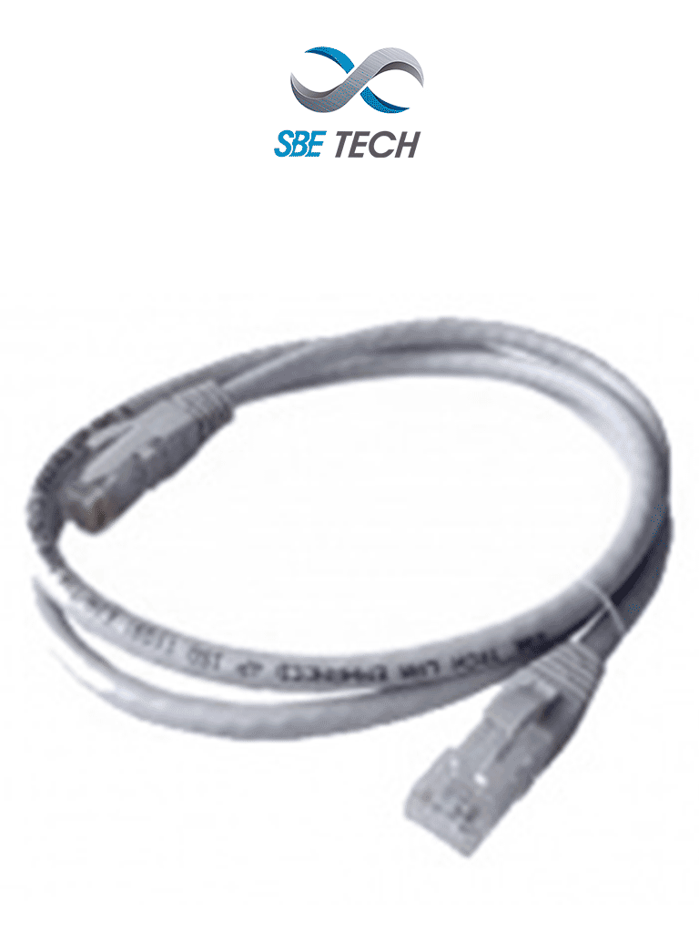 SBETECH SBE-PCC62.0M-GY – Patch cord Cat 6, color gris, de 2 metros, c