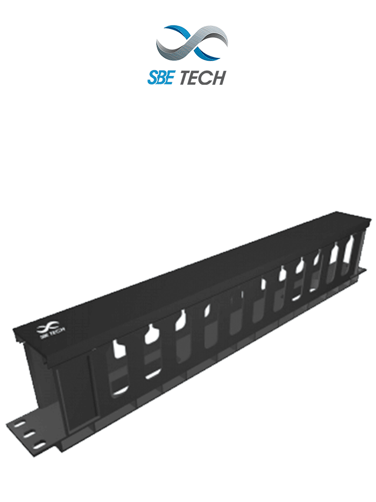 SBETECH SBE-OH1UR – Organizador de cable horizontal 1UR MARSBE. SBT159