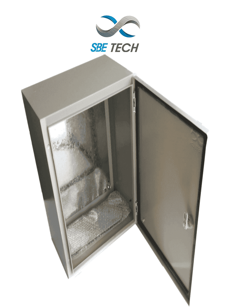 SBETECH SBE-504025 – Gabinete metálico, 500x400x250 mm, grado IP 65 NE