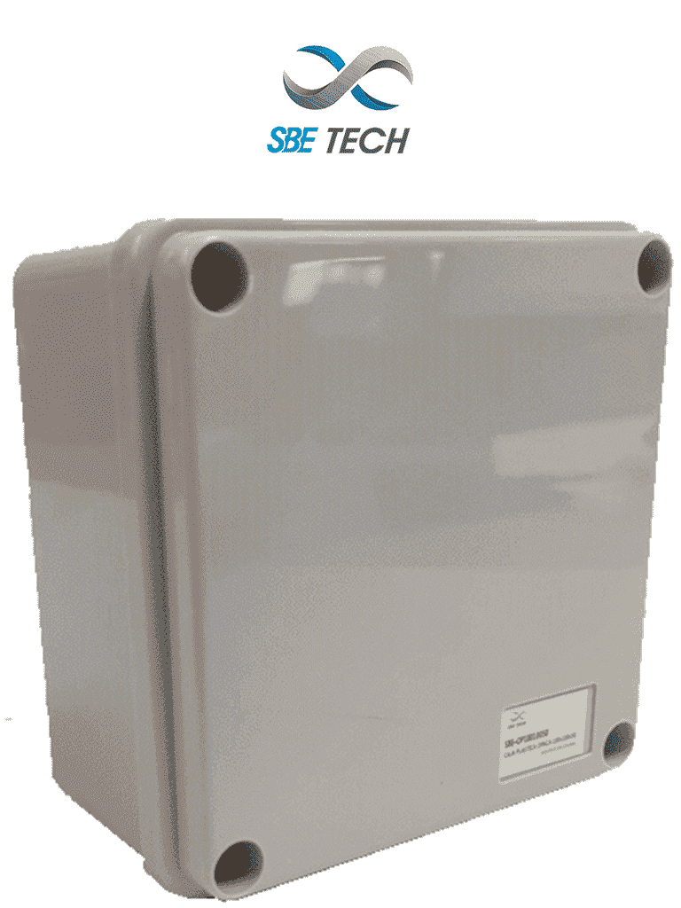 SBETECH OP10010080 – Caja plástica con tapa opaca de 10x10x8 cm multiu
