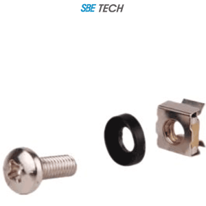 SBETECH JTE1224- Juego de tuerca enjaulada y tornillo con 50 piezas, t SBETECH JTE1224- Juego de tuerca enjaulada y tornillo con 50 piezas, t