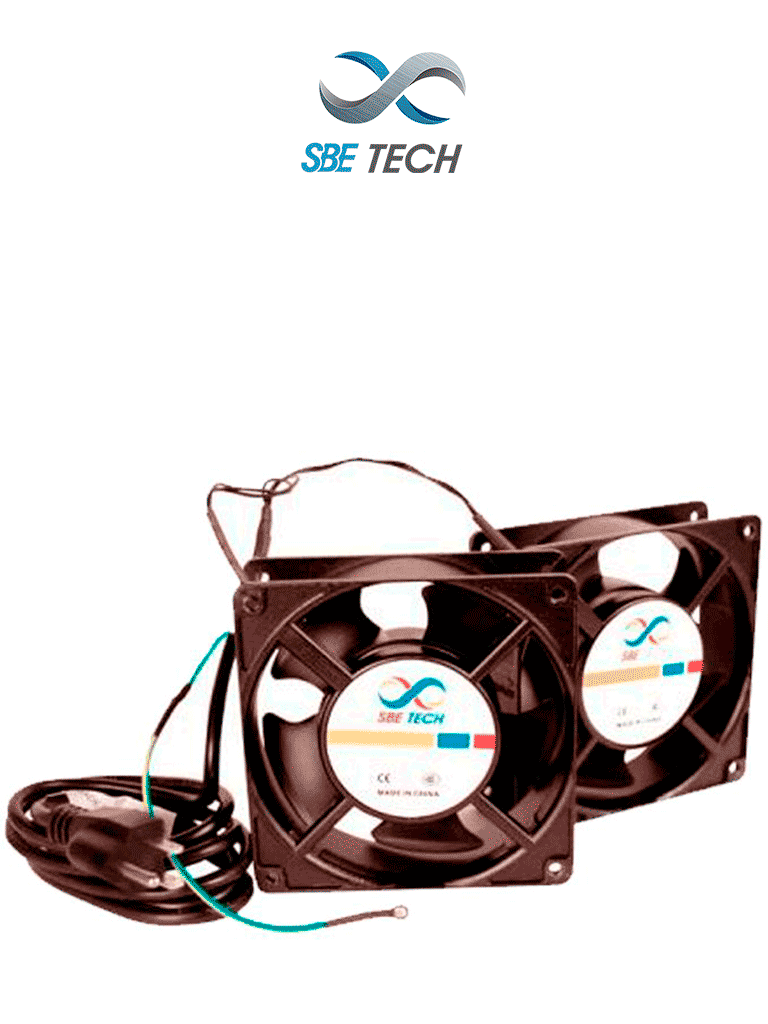 SBETECH J2VENTN127V- Par de extractores para gabinete, extractor de 4