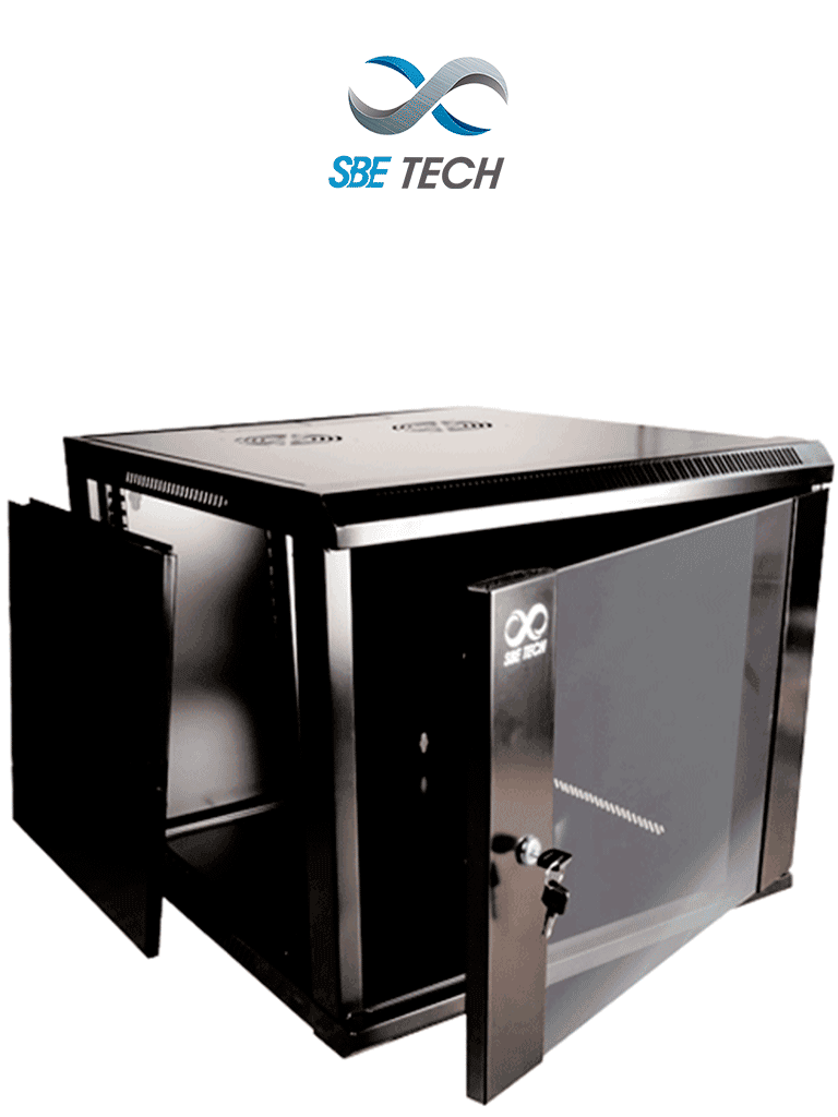 SBETECH GNLPAR9UR- Gabinete de pared de 9 UR con una profundidad de 45