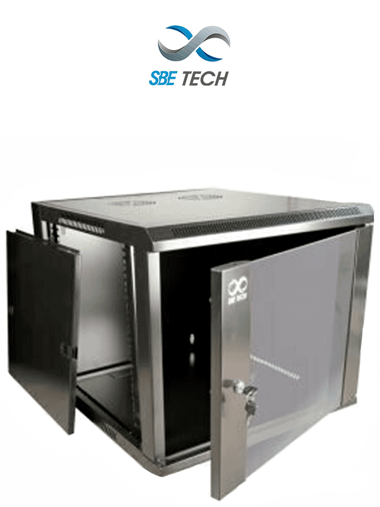 SBETECH GNLPAR12URP- Gabinete de pared de 12 UR con capacidad de carga